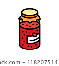 making homemade jam autumn color icon vector illustration 118207514