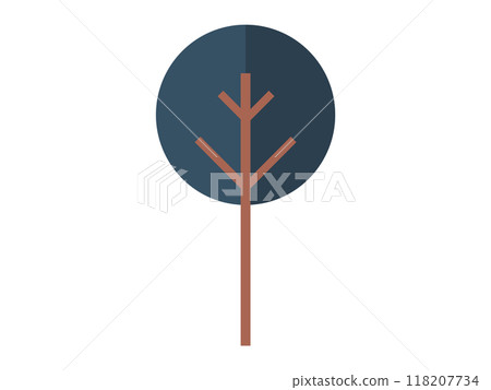 Tree vector illustration. The tree trunk provides support and stability for entire tree structure Climate conditions have significant impact on growth and distribution trees Trees grow and adapt 118207734