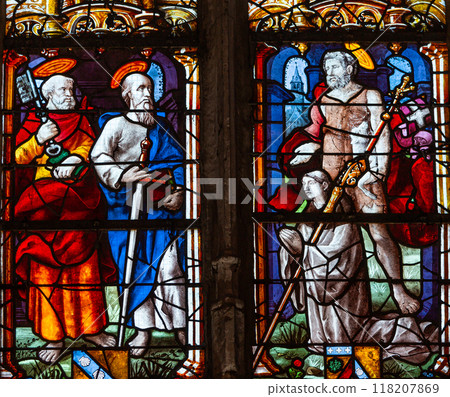 Church Saint-Foy of Conches-en-Ouche, normandy, France Church Saint-Foy of Conches-en-Ouche, normandy, France 118207869