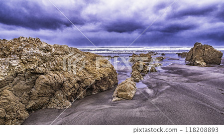 Beach of Los Quebrantos, San Juan de la Arena, Spain 118208893