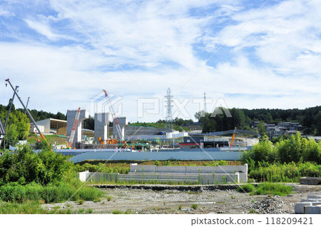 直線型中央新幹線岐阜縣站美坂本站週邊施工現場 118209421