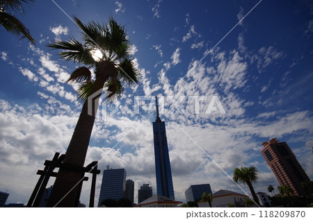 從海濱百道 Marizon 看到的福岡塔 118209870