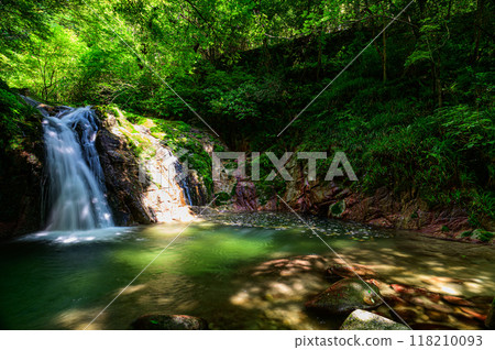瀑布風景 花貫溪谷 乙女瀑布 118210093