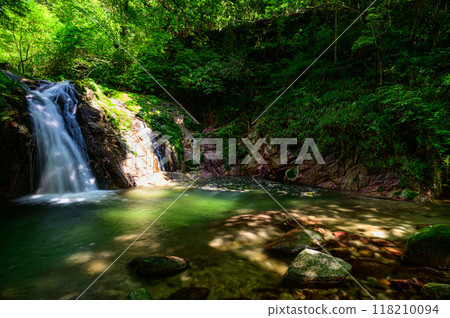 瀑布風景 花貫溪谷 乙女瀑布 118210094