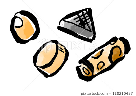 Oden 插圖 - 可在酒吧使用的畫筆風格插圖 118210457