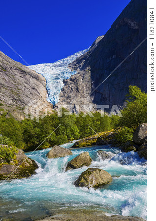 Briksdal Glacier, Jostedalsbreen National Park, Norway Briksdal Glacier, Jostedalsbreen National Park, Norway 118210841