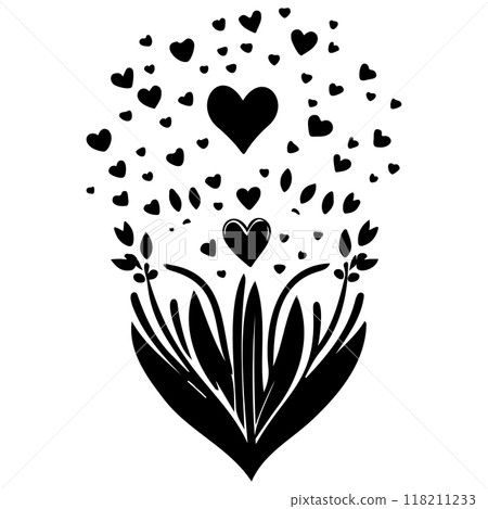 Doodle abstract sketch Love Heart illustration sketch Doodle abstract sketch Love Heart illustration sketch 118211233