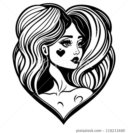 black mom beauty girl illustration black mom beauty girl illustration 118211680