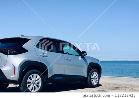 在沙灘上行駛的圖片 118212425