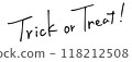 Trick or Treat! Handwritten letters 118212508
