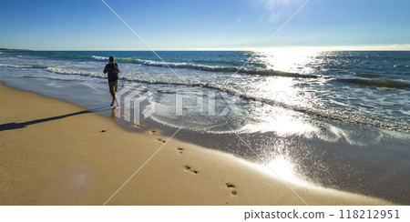 Beach of la Barrosa, Chiclana, Spain 118212951