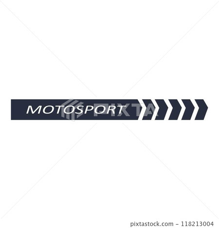 Sports racing stripe. Sports car, moto, boat sticker, striped vehicle tuning bar flat vector illustration icon. Tuning racing sport decal Sports racing stripe. Sports car, moto, boat sticker, striped vehicle tuning bar flat vector illustration icon. Tuning racing sport decal 118213004