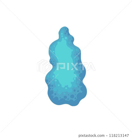 Cartoon bacteria. Biological virus and infectious bacterias. Microbe and allergens, microbiology research icon. Human healthcare neoteric vector 118213147