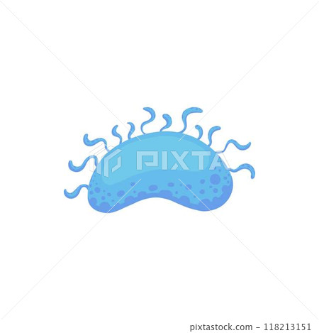 Cartoon bacteria. Biological virus and infectious bacterias. Microbe and allergens, microbiology research icon. Human healthcare neoteric vector Cartoon bacteria. Biological virus and infectious bacterias. Microbe and allergens, microbiology research icon. Human healthcare neoteric vector 118213151