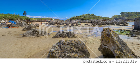 Urban Beach of Celorio, Palombina Beach, Celorio, Llanes, Spain 118213319