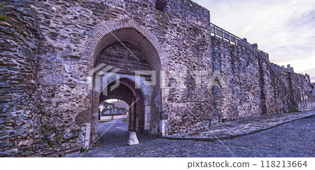 Village Door and Village Walls of Coca, Spain Village Door and Village Walls of Coca, Spain 118213664