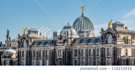 Dresden Academy of Fine Arts university of visual arts located on Bruhl's Terrace in Dresden, Saxony, Germany 118213816