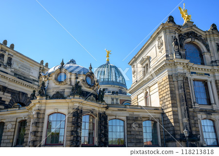 Dresden Academy of Fine Arts university of visual arts located on Bruhl's Terrace in Dresden, Saxony, Germany Dresden Academy of Fine Arts university of visual arts located on Bruhl's Terrace in Dresden, Saxony, Germany 118213818