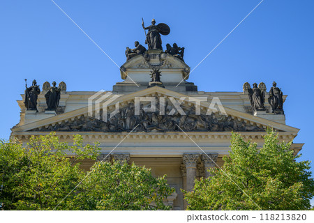Dresden Academy of Fine Arts university of visual arts located on Bruhl's Terrace in Dresden, Saxony, Germany 118213820