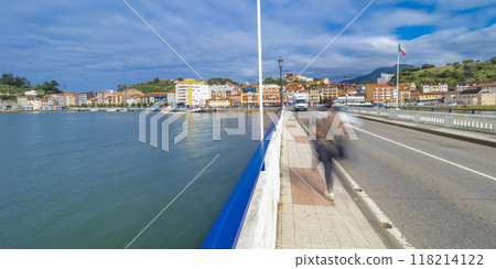 Sella River Bridge, Ribadesella City View, Ribadesella, Asturias, Spain Sella River Bridge, Ribadesella City View, Ribadesella, Asturias, Spain 118214122