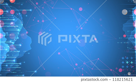 Big Data. Abstract digital futuristic wireframe vector illustration on technology background. Data mining and management concept. Hand drawn art. Big Data. Abstract digital futuristic wireframe vector illustration on technology background. Data mining and management concept. Hand drawn art. 118215621