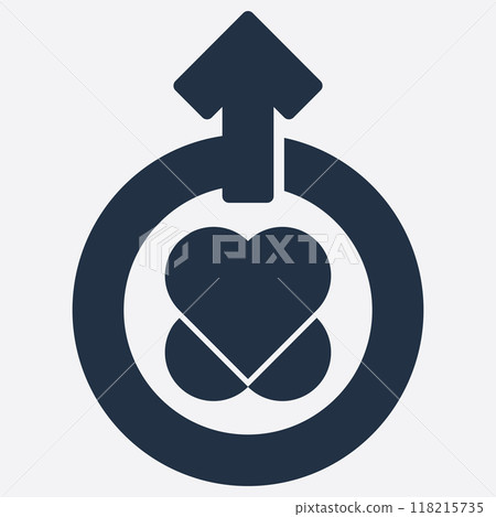 male and female gender logos male and female gender logos 118215735