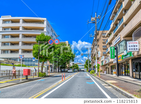 Cityscape of Kawasaki City, Kanagawa Prefecture Kajigaya Station 118215813