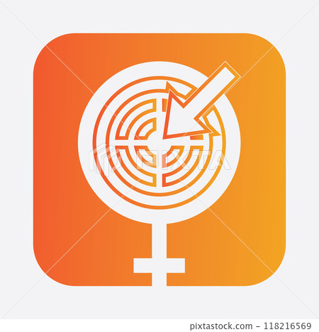 male and female gender logos 118216569