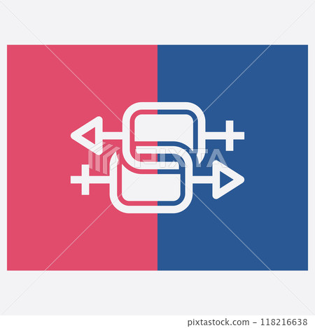 male and female gender logos 118216638