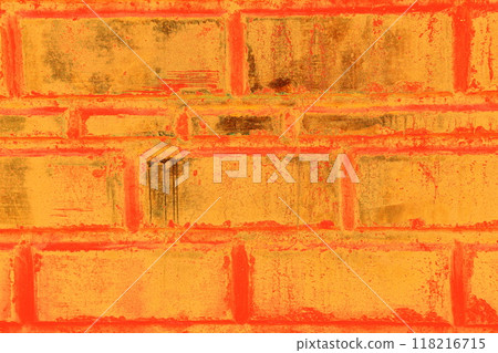 Smooth brickwork, changed colors, carp background in soft pastel colors. Smooth brickwork Smooth brickwork, changed colors, carp background in soft pastel colors. Smooth brickwork 118216715