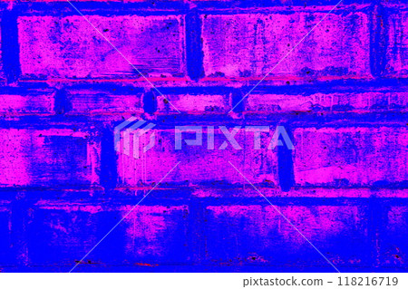 Smooth brickwork, changed colors, carp background in soft pastel colors. Smooth brickwork 118216719