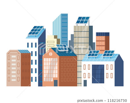 Solar panel vector illustration. Solar panels offer innovative solution for clean energy generation Environmental conservation efforts focus on reducing energy consumption Green technology drives Solar panel vector illustration. Solar panels offer innovative solution for clean energy generation Environmental conservation efforts focus on reducing energy consumption Green technology drives 118216730