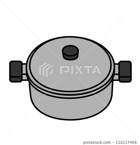 兩隻有蓋鍋的簡單圖解 兩隻有蓋鍋的簡單圖解 118217408
