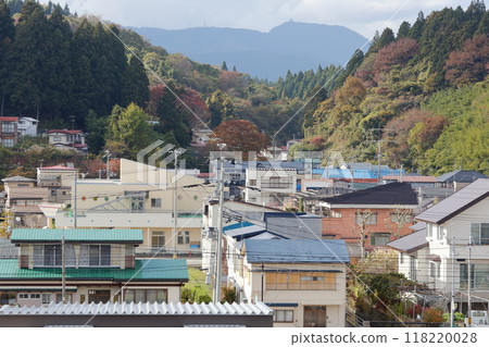 男鹿半島的街景（秋田縣男鹿市） 118220028