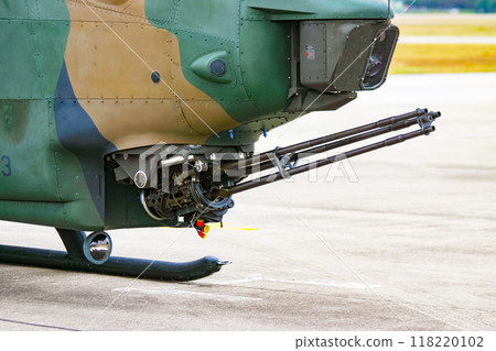 日本陸上自衛隊反戰車直升機AH-1S的機關槍 日本陸上自衛隊反戰車直升機AH-1S的機關槍 118220102