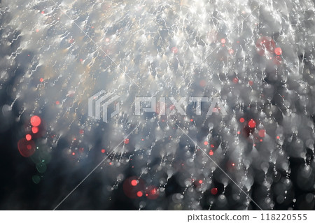 Image of fireworks lighting up the night sky 118220555