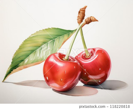 櫻桃畫水彩 櫻桃畫水彩 118220818