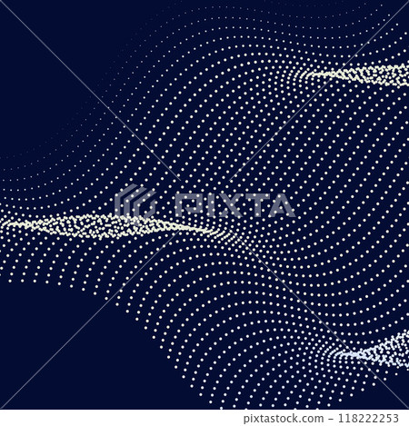 circular halftone dots 118222253