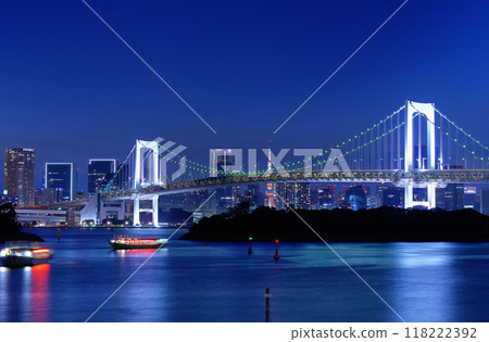 City night view Tokyo Bay City night view Tokyo Bay 118222392