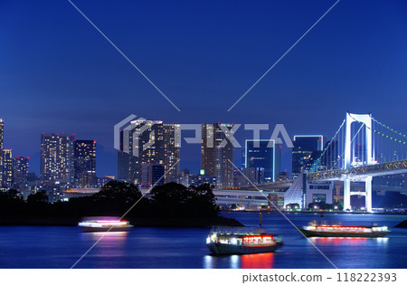 City night view Tokyo Bay City night view Tokyo Bay 118222393