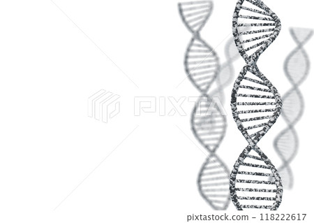 Image of double helix of DNA Image of double helix of DNA 118222617