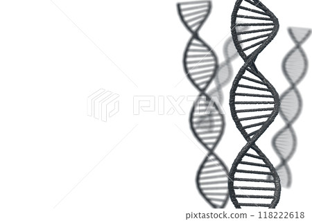 Image of double helix of DNA Image of double helix of DNA 118222618