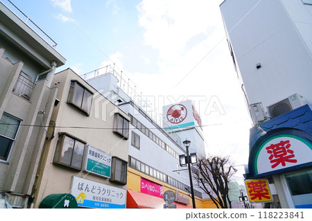 東京堀切菖蒲園附近的商業街 118223841