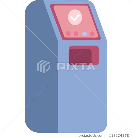 Money transfer icon vector atm machine isolated 118224578