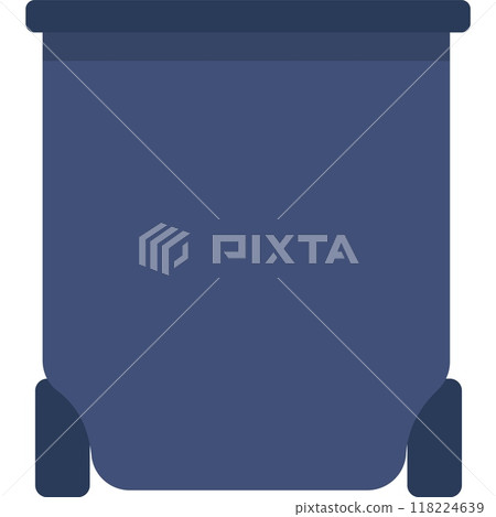 Vector trash can icon waste bin isolated on white Vector trash can icon waste bin isolated on white 118224639