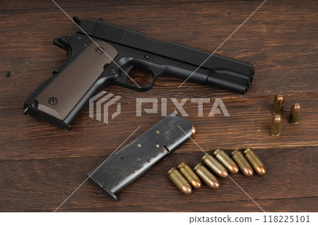 M1911 Automatic Pistol, Caliber .45 with magazine and ammunition M1911 Automatic Pistol, Caliber .45 with magazine and ammunition 118225101
