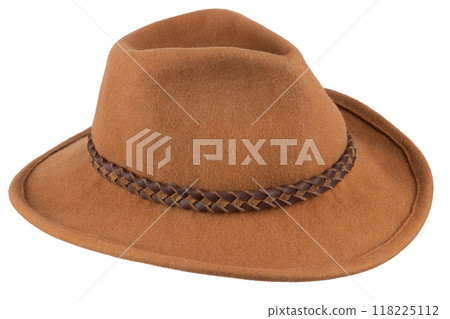 Old west style cowboy hat. 118225112