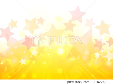 星星漸變背景橙色 118226090