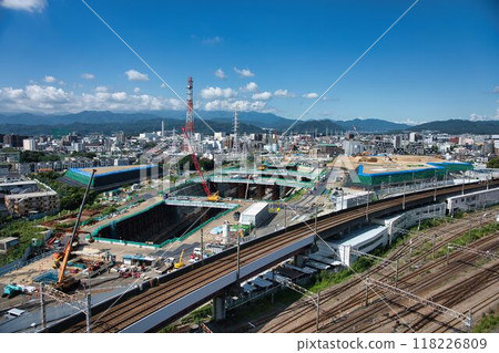 神奈川縣相模原市中央新幹線神奈川縣站（暫名）工地 2024/9/11 118226809