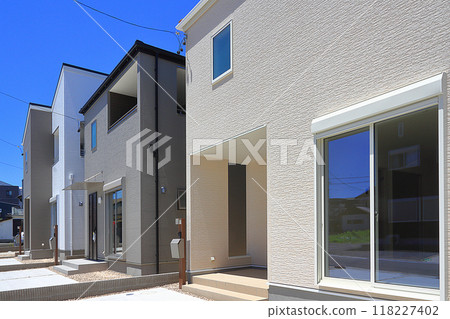 新建獨立式住宅的住宅區 118227402